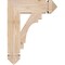 Ekena Millwork Merced Arts & Crafts Smooth Bracket, Douglas Fir, 3 1/2"W x 14"D x 18"H BKT04X14X18MRC03SDF - alternate 3